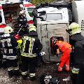 Blumau - LKW umgekippt