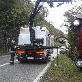 Pkw gerät über die Fahrbahn