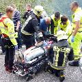 Motorradunfall auf der Barbianerstraße
