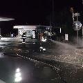 Brand bei Tankstelle südlich von Kollmann