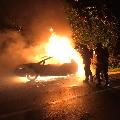 Fahrzeugbrand unterhalb von Kollmann