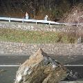 Felssturz auf die Brennerstaatsstraße bei Waidbruck